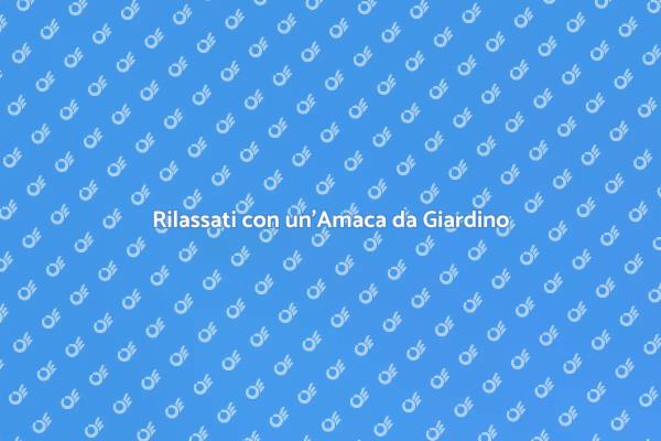 Crea il Tuo Angolo di Relax in Giardino