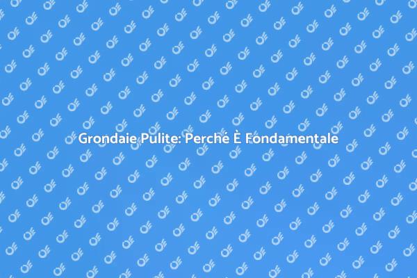 La Pulizia delle Grondaie: Fondamentale!