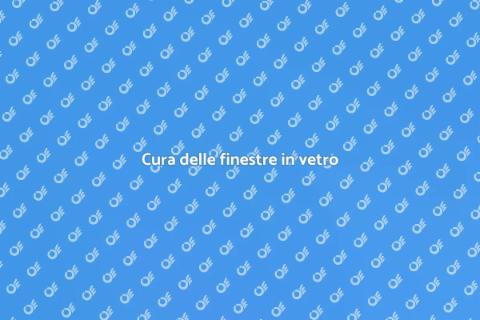Manutenzione finestre in vetro efficace