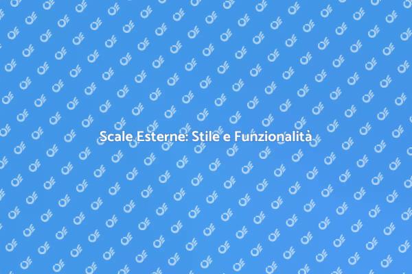 Installazione di Scale Esterne Eleganti