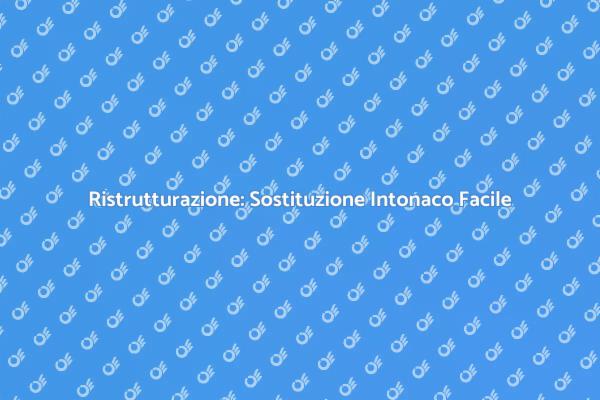 Rinnova il Tuo Spazio con l'Intonaco Nuovo