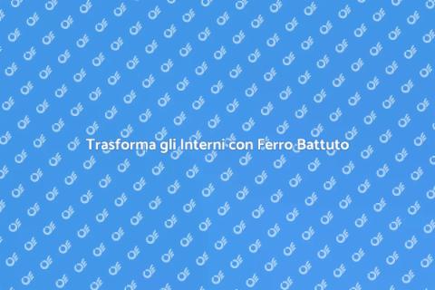 Bacheca in Ferro Battuto per Interni