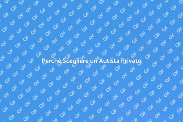 Autista Privato: Comfort e Affidabilità