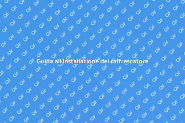 Come installare un raffrescatore evaporativo