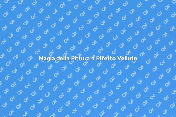 Pittura a Effetto Velluto per Interni