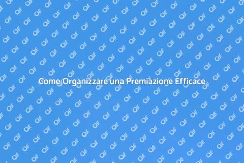 Cerimonia di Premiazione: Guida Pratica