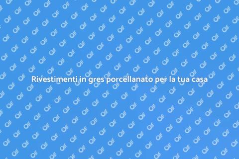 Posa dei rivestimenti in gres porcellanato