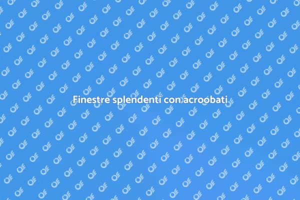 Trasforma le tue finestre con acroobati