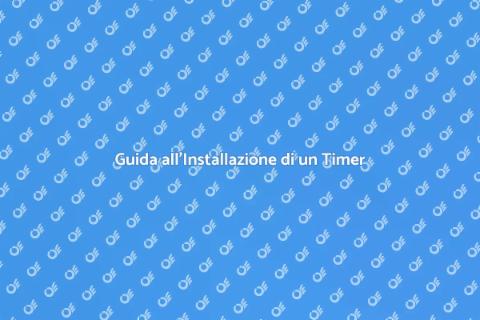 Timer per Irrigazione: Guida Pratica