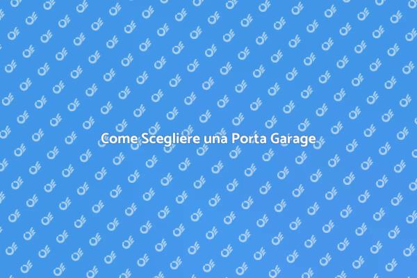 Guida all'Installazione della Porta Garage
