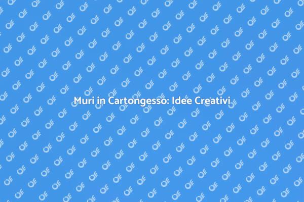Trasforma i Tuoi Muri in Arte