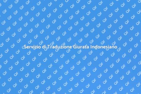 Traduzione Documenti Giurati Indonesiano