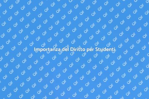 Lezione di Diritto per Studenti