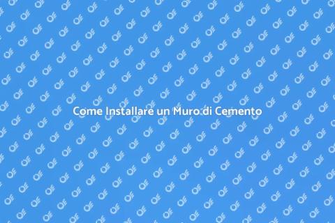 Muro di Cemento: Trasforma il Tuo Spazio