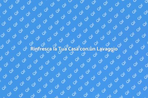 Lavaggio a Pressione Professionale