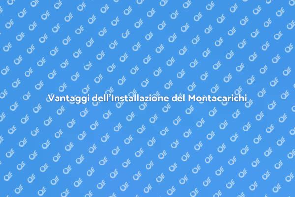Montacarichi: Comfort e Accessibilità