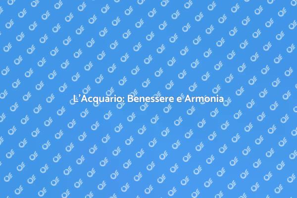 La Magia dell'Acquario in Casa