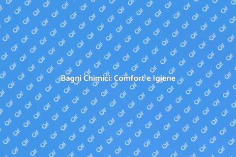 Noleggio Bagno Chimico per Eventi