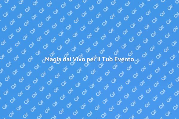 Incanta il Tuo Evento con un Mago