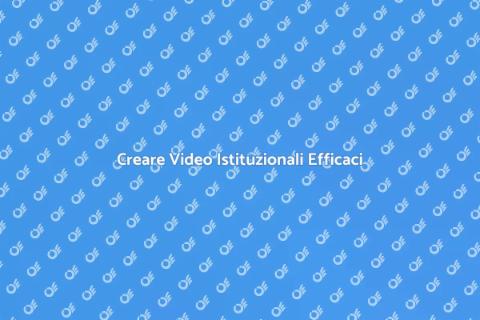 Video Istituzionali: Narrazione Visiva