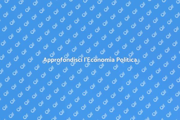 Impara Economia Politica con un Tutor