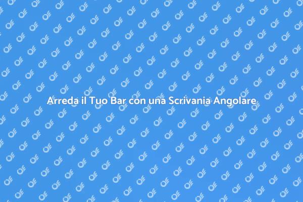 Scrivania Angolare: Design e Funzionalità
