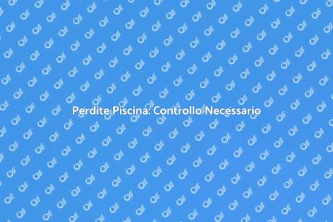 Ispezione Perdite Piscina Essenziale