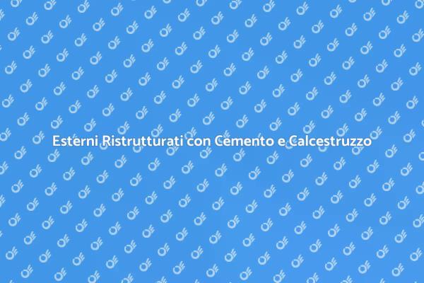 Trasforma i Tuoi Esterni con Cemento