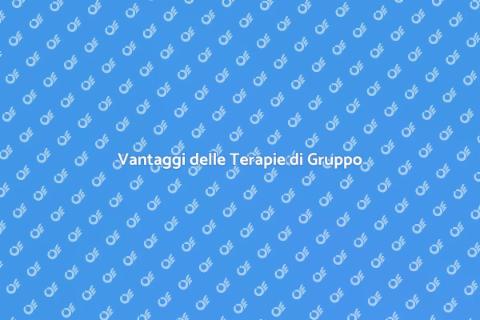 Terapie di Psicoterapia di Gruppo
