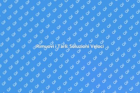 Disinfestazione Tarli Veloce e Sicura