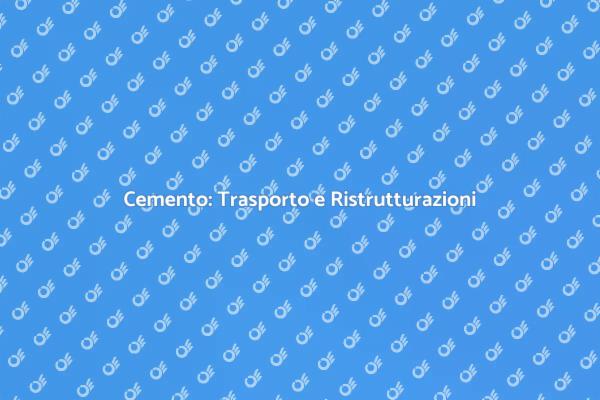 Cemento: Il Cuore delle Ristrutturazioni