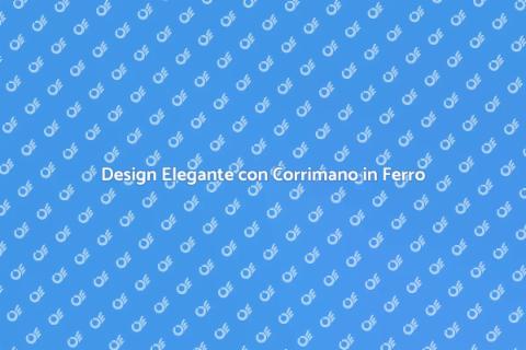 Corrimano in Ferro per Design Moderno