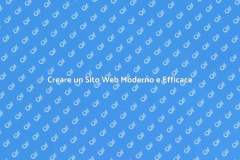 Design Sito Web Moderno e Coinvolgente