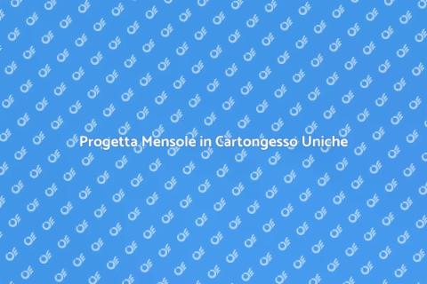 Mensole in Cartongesso su Misura