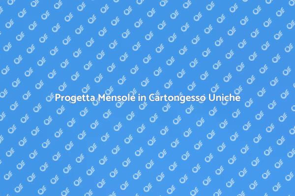 Mensole Personalizzate in Cartongesso