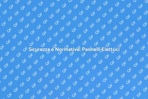 Aggiornamento Pannello Elettrico Sicuro