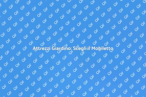 Mobiletto Attrezzi da Giardino