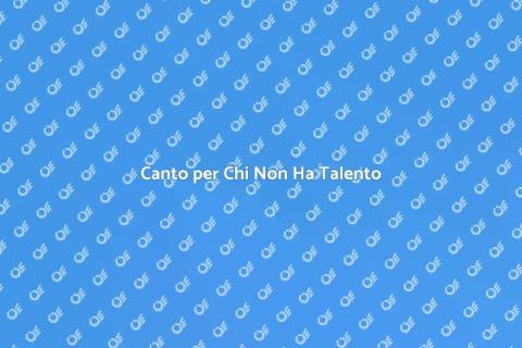 Lezione di Canto per Principianti