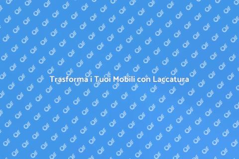Laccatura Mobili in Legno Lucido
