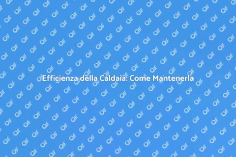 Manutenzione Caldaia per Comfort Domestico