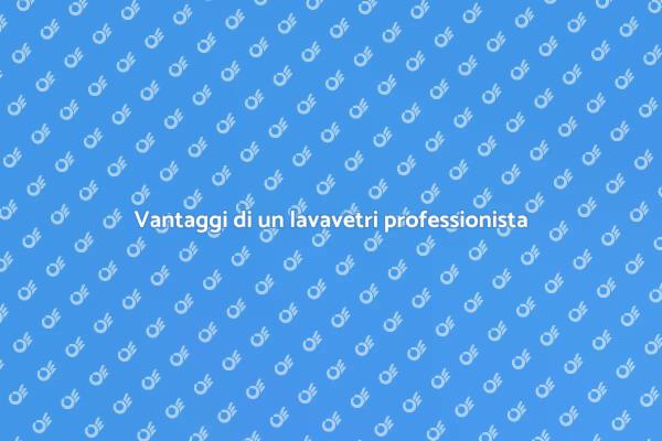 Perché scegliere un lavavetri esperto