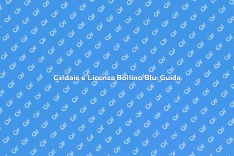 Licenza Bollino Blu Caldaia: Sicurezza