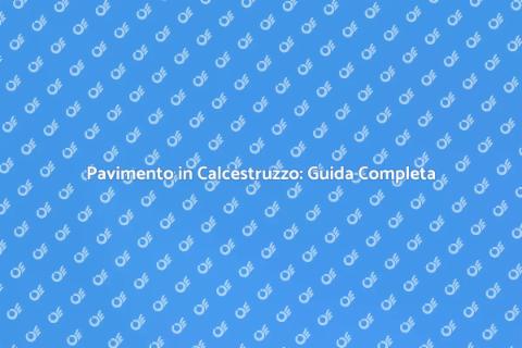 Rivestire il Pavimento in Calcestruzzo