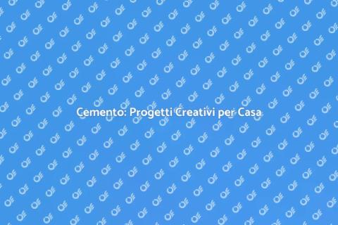 Lavori in Cemento: Arte e Funzionalità