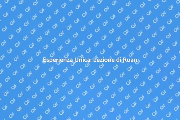 La Magia di una Lezione di Ruan