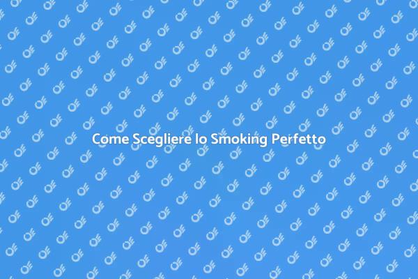 Smoking: Noleggio e Galateo