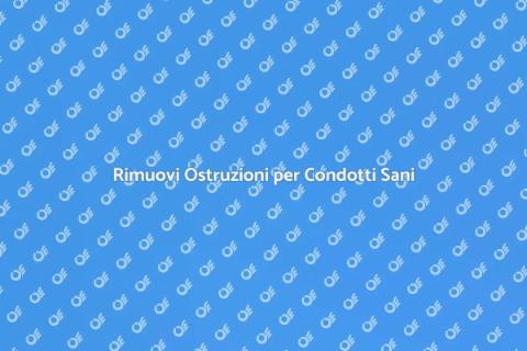 Rimozione Ostruzioni Condotti Essenziale