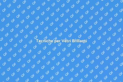 Pulire i Vetri delle Finestre