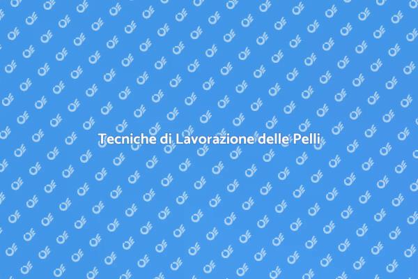 Esplora l'Arte delle Pelli