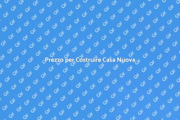 Quanto Costa Costruire una Casa?